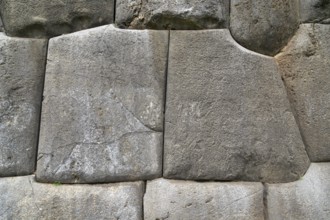 Seamless Inca wall in the Inca fortress Sacsayhuaman in Cusco Peru