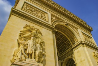 Etoile Arc de Triomphe (France Paris). Shooting Location: France, Paris