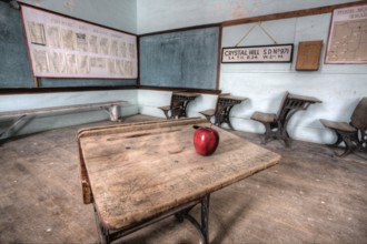 Abandoned School House one room Canada Saskatchewan