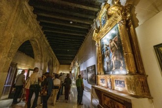 Museum in the cilla, 13th century area that served as a winery and warehouse, Monasterio de Santa