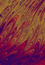 Traditional Ottoman Turkish marbling art patterns as abstract colorful background