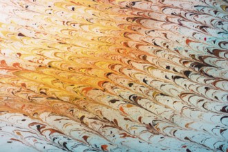 Abstract marbling art patterns in paint as background