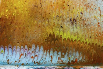 Abstract marbling art patterns in paint as background