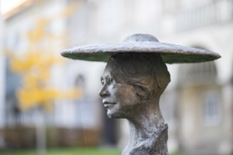 Bust of Anna Plochl, Styrian Gallery of Honour in Graz Castle, Graz, Styria, Austria, Europe