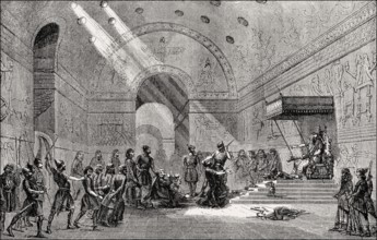 Hebrew captives brought before the king of the Neo-Assyrian Empire, 5th century BC