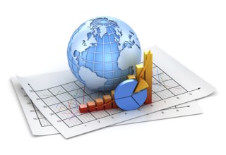 Business chart, This is a computer generated and 3d rendered image