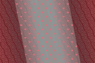 Valentine's Day template with heartsfor banners, inviations, advertisements, cards