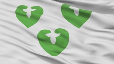 Wavre City Flag, Country Belgium, Closeup View