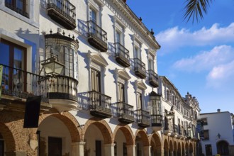 Zafra Plaza Grande in Spain Extremadura by the Via de la Plata way