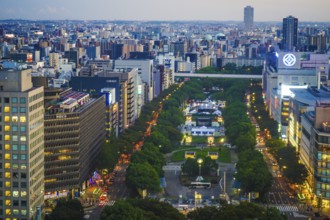 Sunset from the Nagoya TV Tower. Shooting Location: Aichi Prefecture, Nagoya City