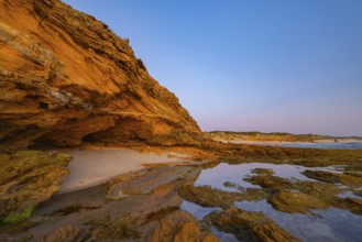 The idyllic Number Sixteen Beach at sunset in Rye, Victoria, Australia, Oceania