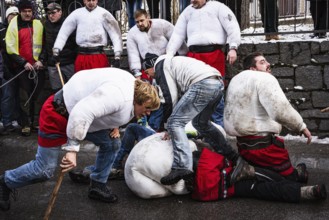Fight at the Wampeler Reiten, nonsensical Thursday, carnival, tradition, intangible cultural