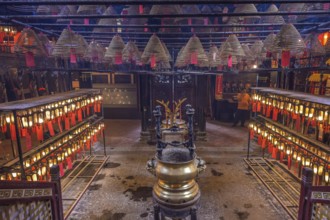 Man Mo Temple, Hollywood Road, Sheung Wan, Hong Kong Island, Hong Kong, People's Republic of China,