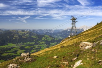 View from the Kitzbüheler Horn in Austria