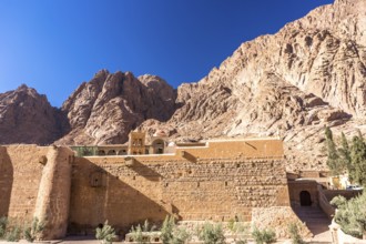 Mount Sinai, Mount Moses in Egypt. Africa