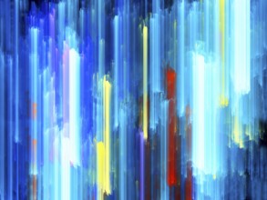 Simple striped multicolor background - abstract illustration. Contemporary fractal art. Vertical