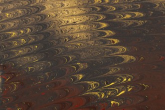 Abstract marbling art patterns in paint as background