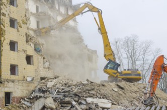 Block of flats demolition