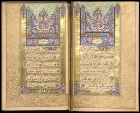 From an illuminated Ottoman dua kitabi or ‘prayer book' by Hasan Rashid (Istanbul, 1845) once the