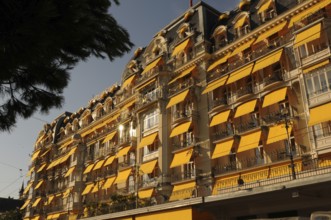 The beautifull Belle Epoque front of The Fairmont Montreux Palace Hotel