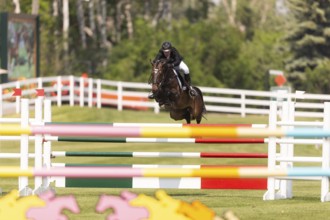 Jose Antonio Chedraui Eguia of Mexico, riding Con-Cor compete in the 1.60m Grand Prix during The