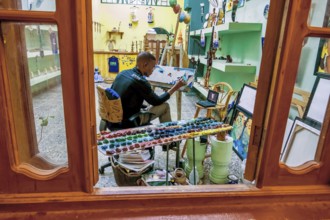 Caribbean, Cuba, Painter in Havana Austria, Central America
