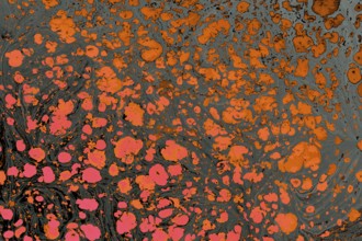 Ebru marble effect surface pattern design for print