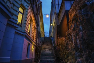 Gumlastan Old Town Alley (Stockholm). Shooting Location: Sweden, Stockholm