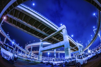 Bayshore Route Daikoku Junction (Tsurumi-ku, Yokohama City). Shooting Location: Yokohama-city