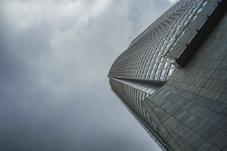 Sky and of the Roppongi skyline cloudy. Shooting Location: Tokyo metropolitan area