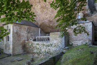 Royal Monastery of San Juan de la Peña, Botaya, Huesca, Aragon, Spain, Europe