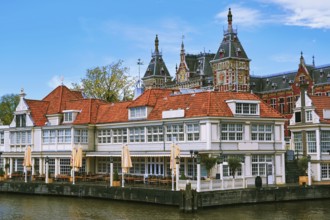 Buildings in Amsterdam on One of the Canals Amsterdam, Netherlands