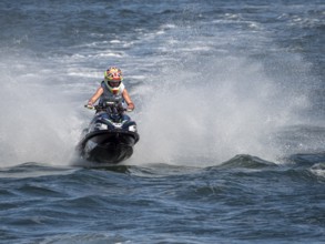 Olbia, Italy - September 16 - 20192 Aquabike world Championship gran prix of Italy