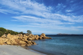 The beautiful Capriccioli beach in Sardinia