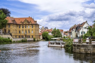 Historic old town of Bamberg (Franconia, Germany) at the river Regnitz