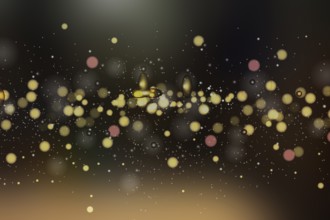 Beautiful bokeh made of blurred lights on colorfull background, Abstract defocused colorful blurred