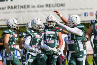 German Football League, Schwäbisch Hall Unicorns, Saarland Hurricanes in the Optima-Sportpark