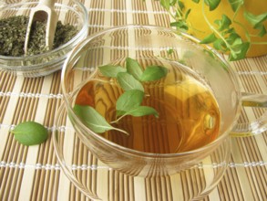 Tea with marjoram