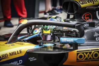 Oscar Piastri of Australia drives the McLaren Formula 1 Team MCL39 and gets second place in
