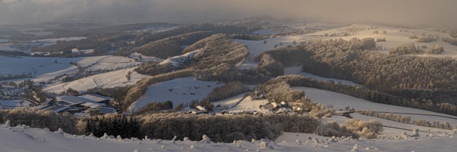 Romantic sunset on the Wasserkuppe/Rhön 10