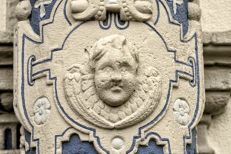 Architectural detail, Bevern Castle, Bevern, Weserbergland, Lower Saxony, Germany, Europe