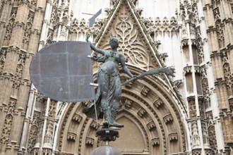 Spain, Andalusia. The Cathedral of Santa Maria de la Sede. One of the city's landmarks. Austria,