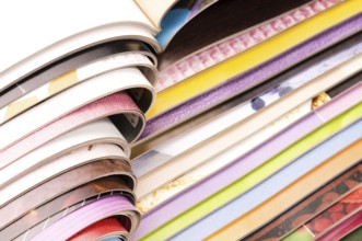 Stack of magazines, poland