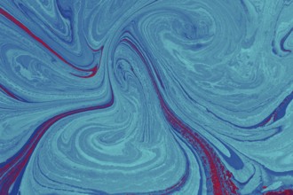 Abstract creative marble pattern texture. Traditional art of Ebru marbling