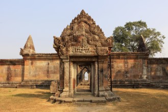 The Gopura four of the Hindu temple Preah Vihear in Cambodia