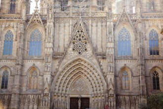Cathedral of Barcelona Seu Seo gothic architecture in spain catalonia