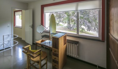Weimar, Haus am Horn, model house built in 1923 to a design by Georg Muche, ladies' room with