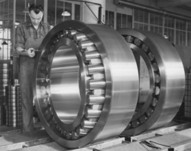 SKF Svenska kullagerfabriken, Swedish ball bearing factory founded in Gothenburg, Sweden 1907. SKF