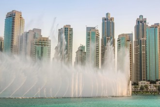 The Dubai Fountain is the world's tallest performing fountain in Downtown Dubai. The popular