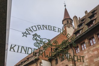 Entrance Nuremberg Children's Soft Night, Hans-Sachs-Platz, Nuremberg, Middle Franconia, Franconia,